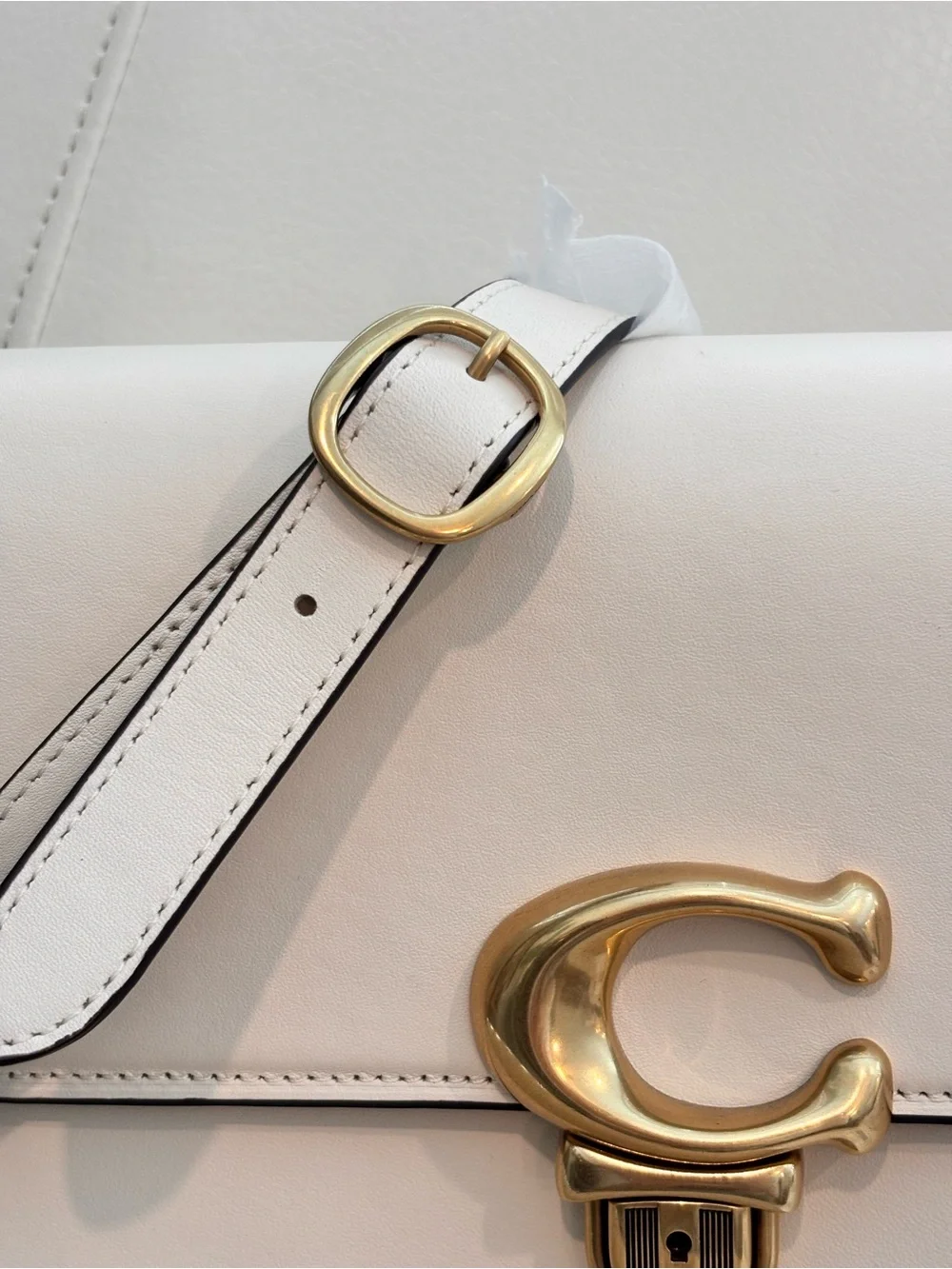 COACH Studio Chalk White Crossbody Shoulder Bag NWT $450+ - Picture 3 of 16